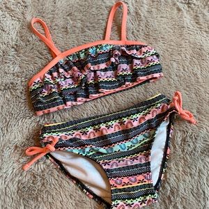 Cat & Jack 2T Ruffled Bikini Set